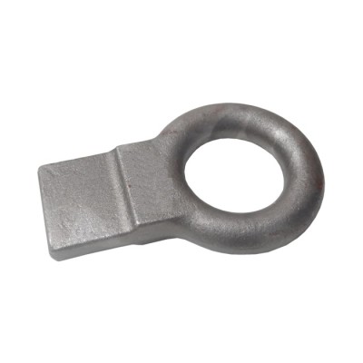 Ojo de acero de alta precisión personalizado de forja en caliente con cinta para accesorios de remolque