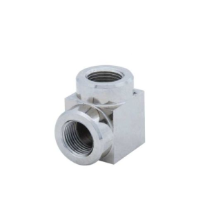 Wholesale Custom Steel CNC Turning Connector Elbow for Hydraulic Parts