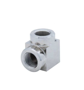 Wholesale Custom Steel CNC Turning Connector Elbow for Hydraulic Parts