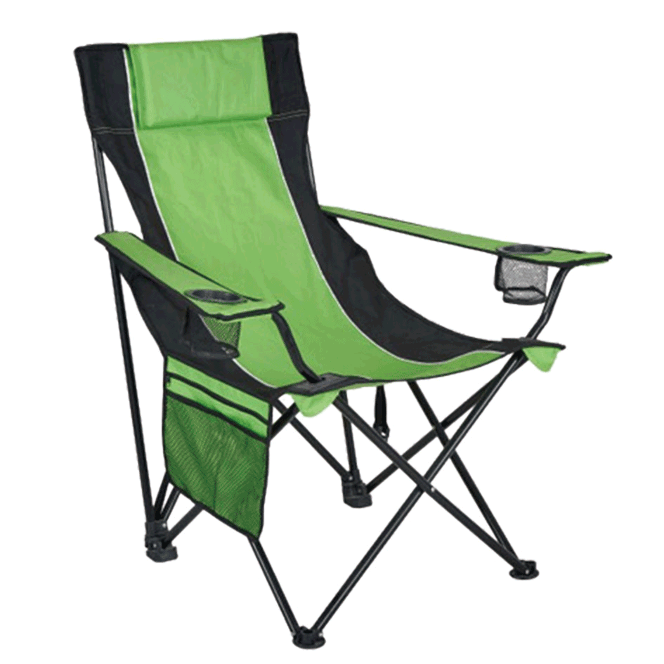 Lightweight Folding Outdoor Chair with Adjustable Pillow-Cloudyoutdoor