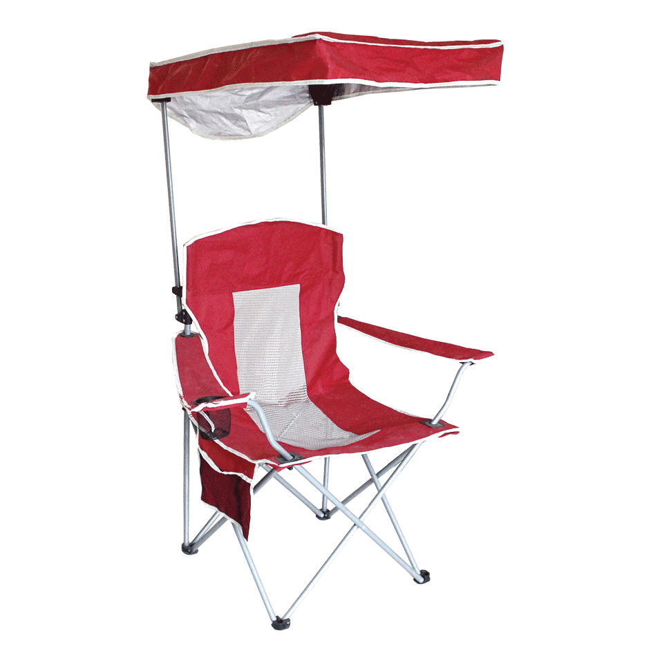 Wholesale Folding Beach Camp Chairs with Shade Canopy-Cloudyoutdoor