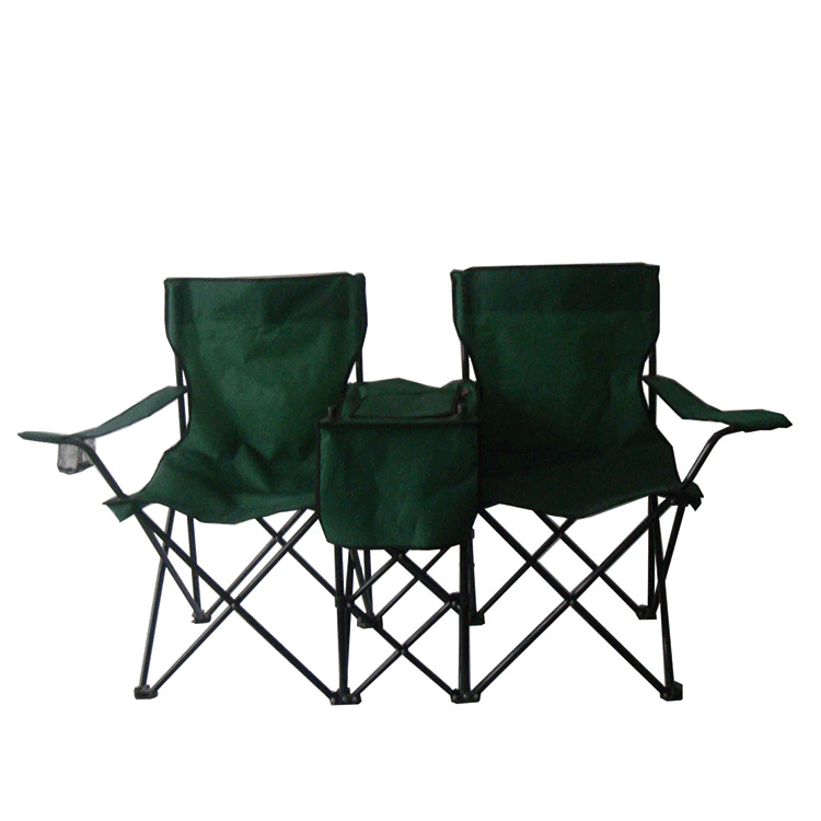 Portable Double Folding Beach Chair with Removable Umbrella for Outdoor-Cloudyoutdoor