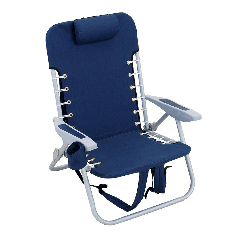 Small Low Profile Backrest Beach Outdoor Folding Chair Portable-Cloudyoutdoor