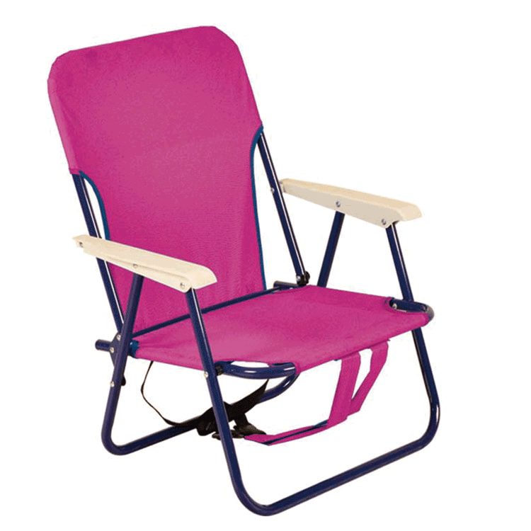 Multi-Function Fishing Camping Relax Canvas Wood Beach Rest Chair-Cloudyoutdoor