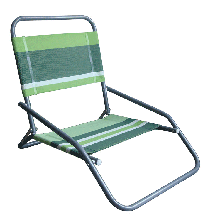 Relaxed Back Low Seat Beach Folding Sand Chair-Cloudyoutdoor