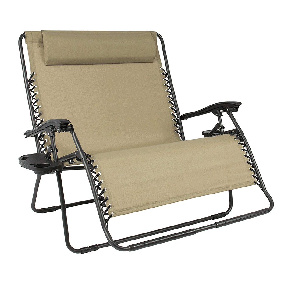 Outdoor Furniture Zero Gravity Lunch Break Comfortable Folding Lounge Chair-Cloudyoutdoor