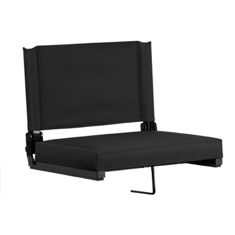 Folding Stadium Bleacher Seat Chairs with Hook-Cloudyoutdoor