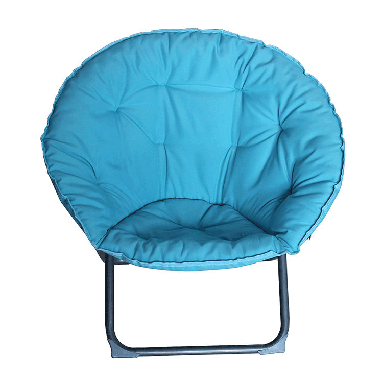 Folding Moon Chair Padded Comfor Lounge Bedroom Garden Furniture Seat-Cloudyoutdoor