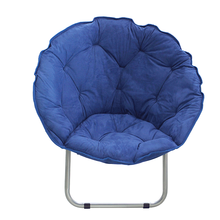 Outdoor Camp Moon Saucer Leisure Heavy Duty Steel Padded Seat-Cloudyoutdoor