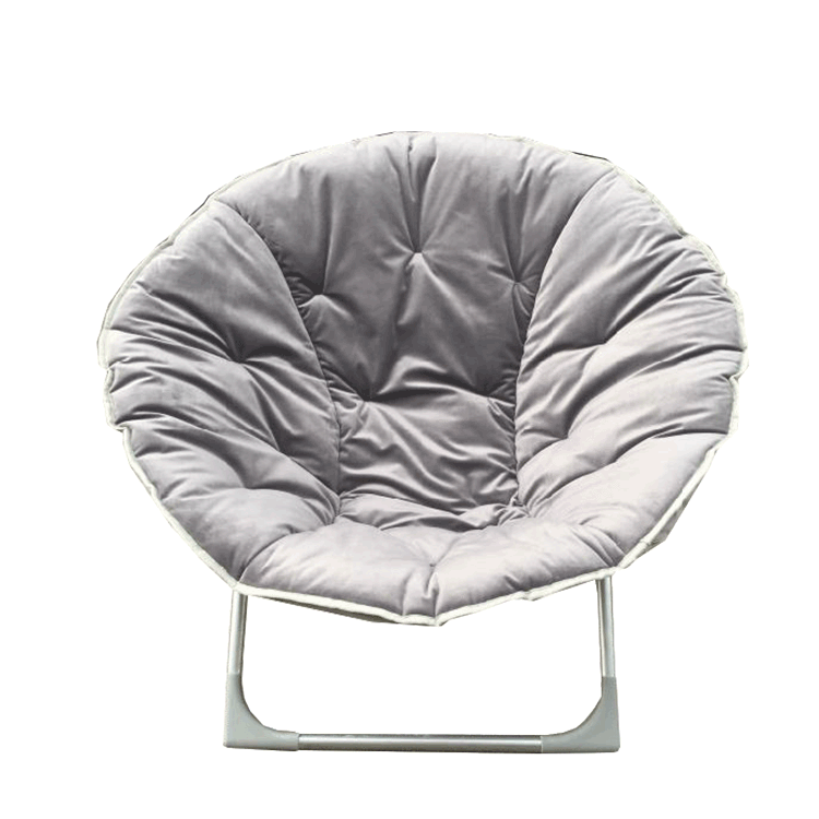 Creative Single Folding Lazy Sofa Balcony Moon Chair-Cloudyoutdoor