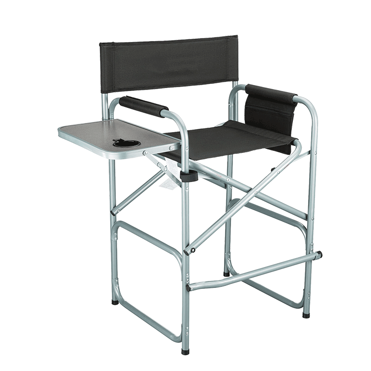 High Aluminium Director Chair with Side Table for Sale-Cloudyoutdoor