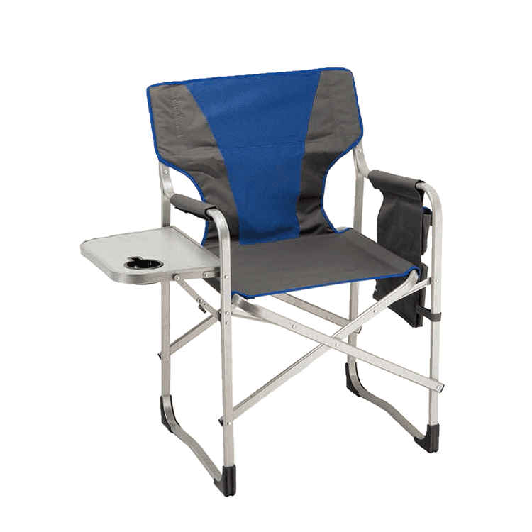 Delicate Cheap alu Folding Director Chair for Sale with Side Table-Cloudyoutdoor