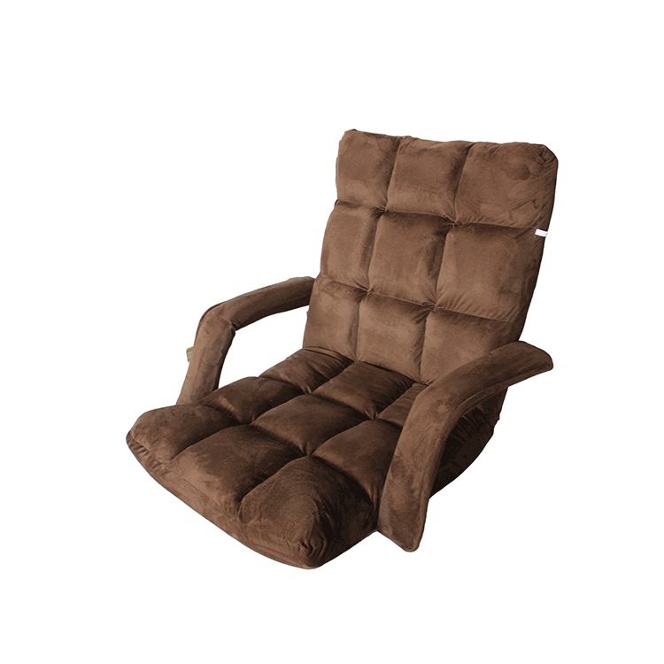 Indoor Lazy Sofa Floor Spectator Chair with Arm-Cloudyoutdoor