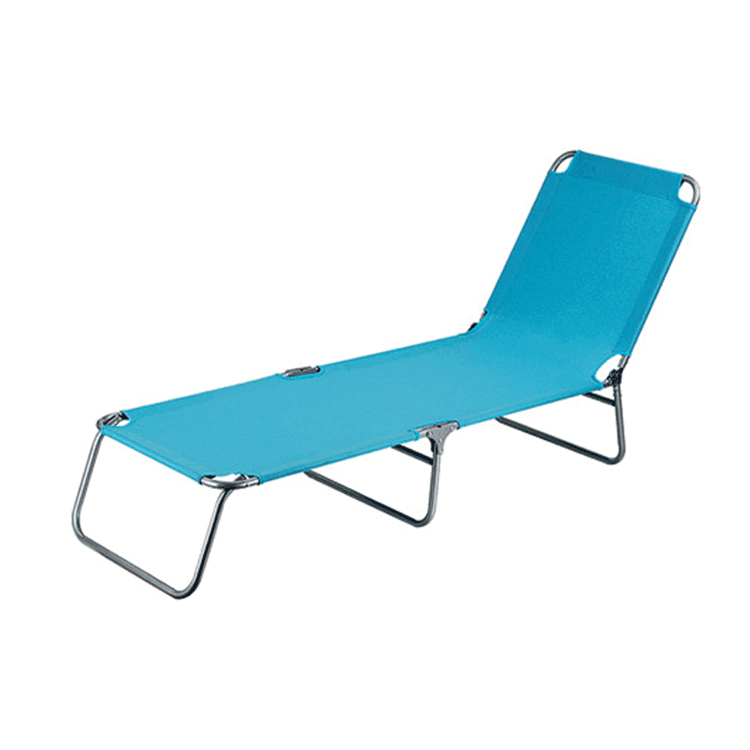 Adjustable Beach Lounge Chair Sun Lounger Bed for Camping-Cloudyoutdoor