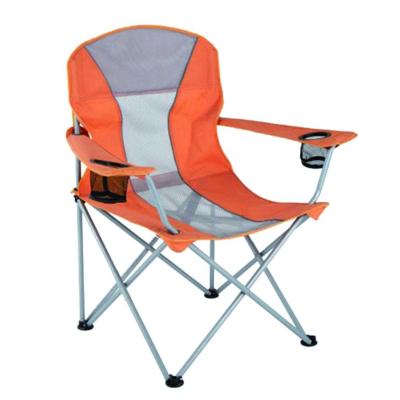 Steel Folding Canvas Padded Beach Camping Chair-Cloudyoutdoor