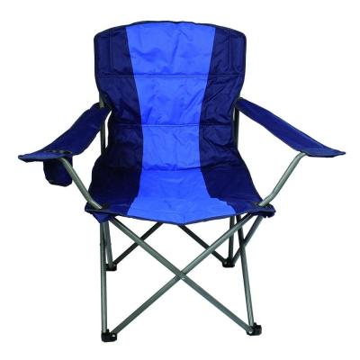 Outdoor Blue & Black Lazy Boy Folding Chair for Camping Picnic-Cloudyoutdoor