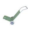 Steel Frame Beach Folding Sand Chair with Wheels-Cloudyoutdoor