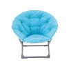 Folding Moon Chair Padded Comfor Lounge Bedroom Garden Furniture Seat-Cloudyoutdoor