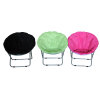 Outdoor Camp Moon Saucer Leisure Heavy Duty Steel Padded Seat-Cloudyoutdoor