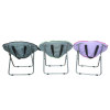 Outdoor Camp Moon Saucer Leisure Heavy Duty Steel Padded Seat-Cloudyoutdoor