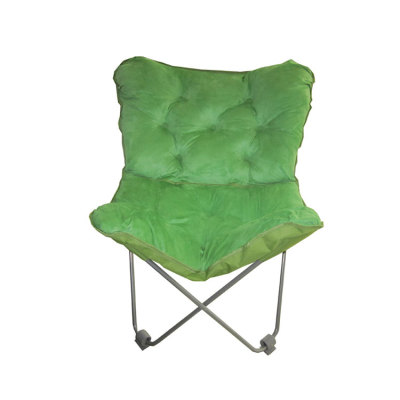 Yellow Large Adult Camping Half Moon Chair Lazy Chair-Cloudyoutdoor