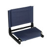 Sport Event Seat Cushions Legless Lazy Floor Folding Stadium Chair-Cloudyoutdoor