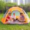 7-8 person double layer 2 doors 6 angles press spring 3 fold automatic tents for sale