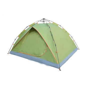 3-4 person 1 layer 2 doors 3 fold automatic tents camping outdoor waterproof