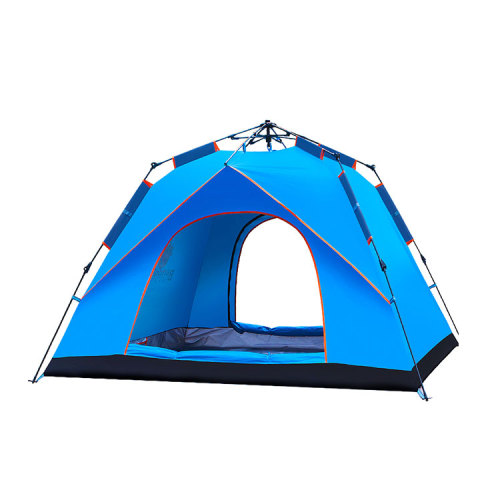3-4 person 1 layer 2 doors 3 fold automatic tents camping outdoor waterproof