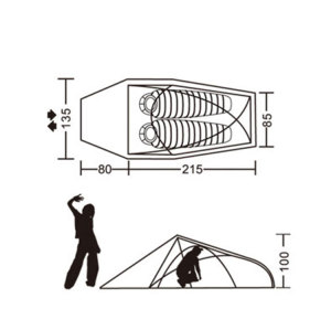 Good tent supplier drive travel Folding 2 person camp tent