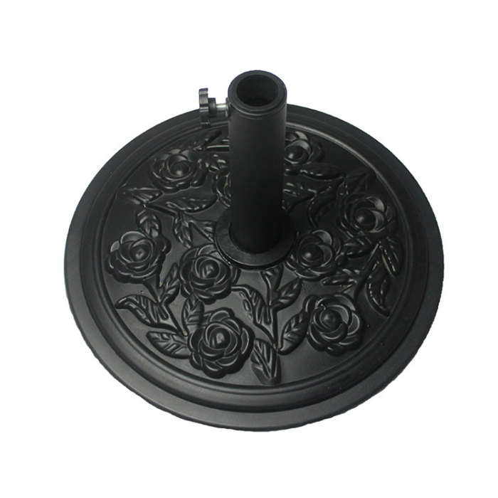 Heavy duty steel umbrella stand outdoor base parts