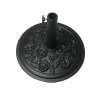 Heavy duty steel umbrella stand outdoor base parts