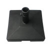Plastic outdoor affusion portable plastic umbrella base screw anchor base
