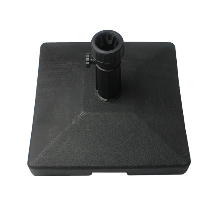 Plastic outdoor affusion portable plastic umbrella base screw anchor base