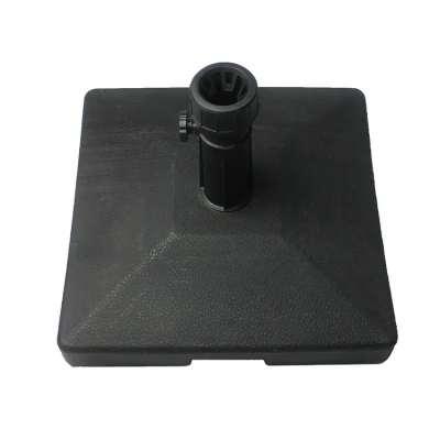 Plastic outdoor affusion portable plastic umbrella base screw anchor base