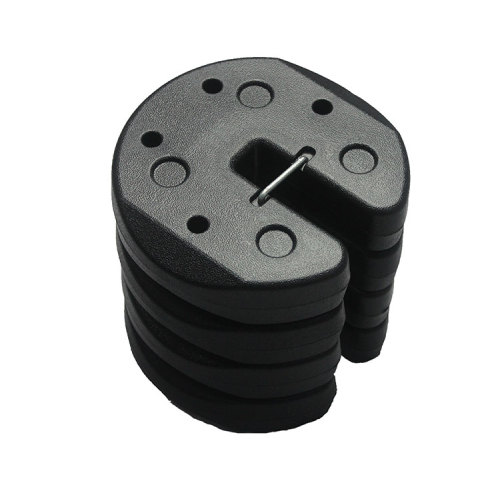 High quality black square outdoor patio umbrella base for beach patio