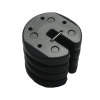 High quality black square outdoor patio umbrella base for beach patio