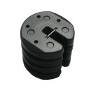 High quality black square outdoor patio umbrella base for beach patio