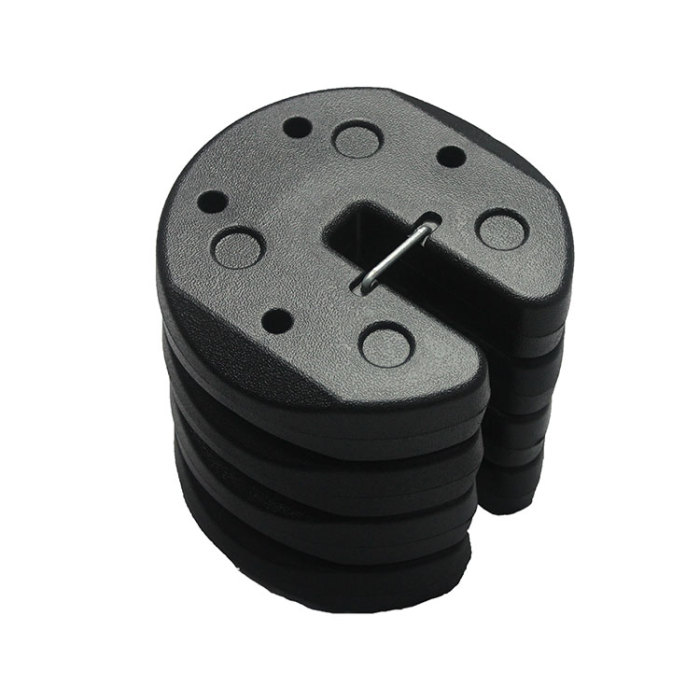 High quality black square outdoor patio umbrella base for beach patio