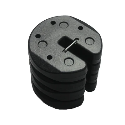 High quality black square outdoor patio umbrella base for beach patio