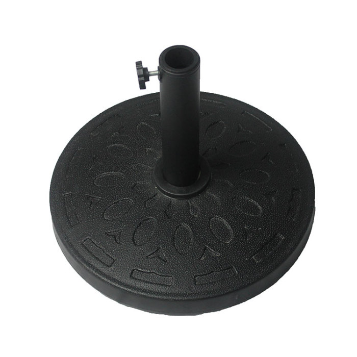 Dia.42x6cm mental round umbrella base suitable for dia.38/48mm tube