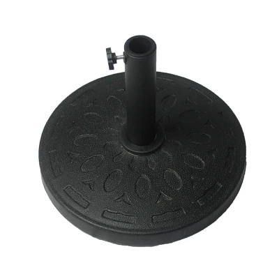 Dia.42x6cm mental round umbrella base suitable for dia.38/48mm tube