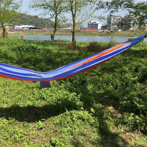 China factory good quality nylon fabric hammocks outdoor camping