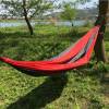 2019 High quality Outdoors Backpacking Survival or Travel Single Nylon Hammock 150kg