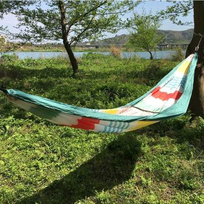 Outdoor nylon travel garden camping/hiking portable outdoor hammock