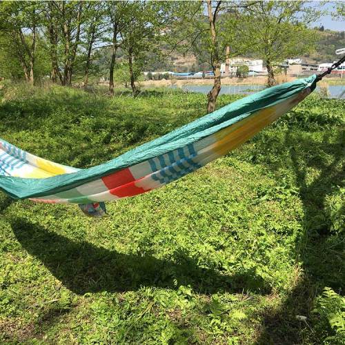 Outdoor nylon travel garden camping/hiking portable outdoor hammock