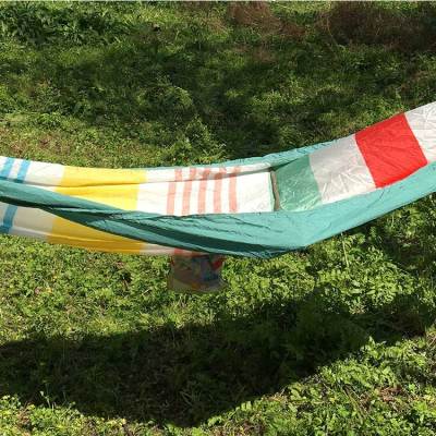 Outdoor nylon travel garden camping/hiking portable outdoor hammock