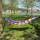 Portable Lightweight stripe design hammock swings outdoor camping hammock