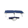 Portable Metal Steel Folding Reclining Beach Chaise Sun Lounger Bed Chair-Cloudyoutdoor
