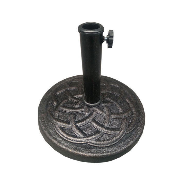 Outdoor living suitable outdoor resin umbrella base stand